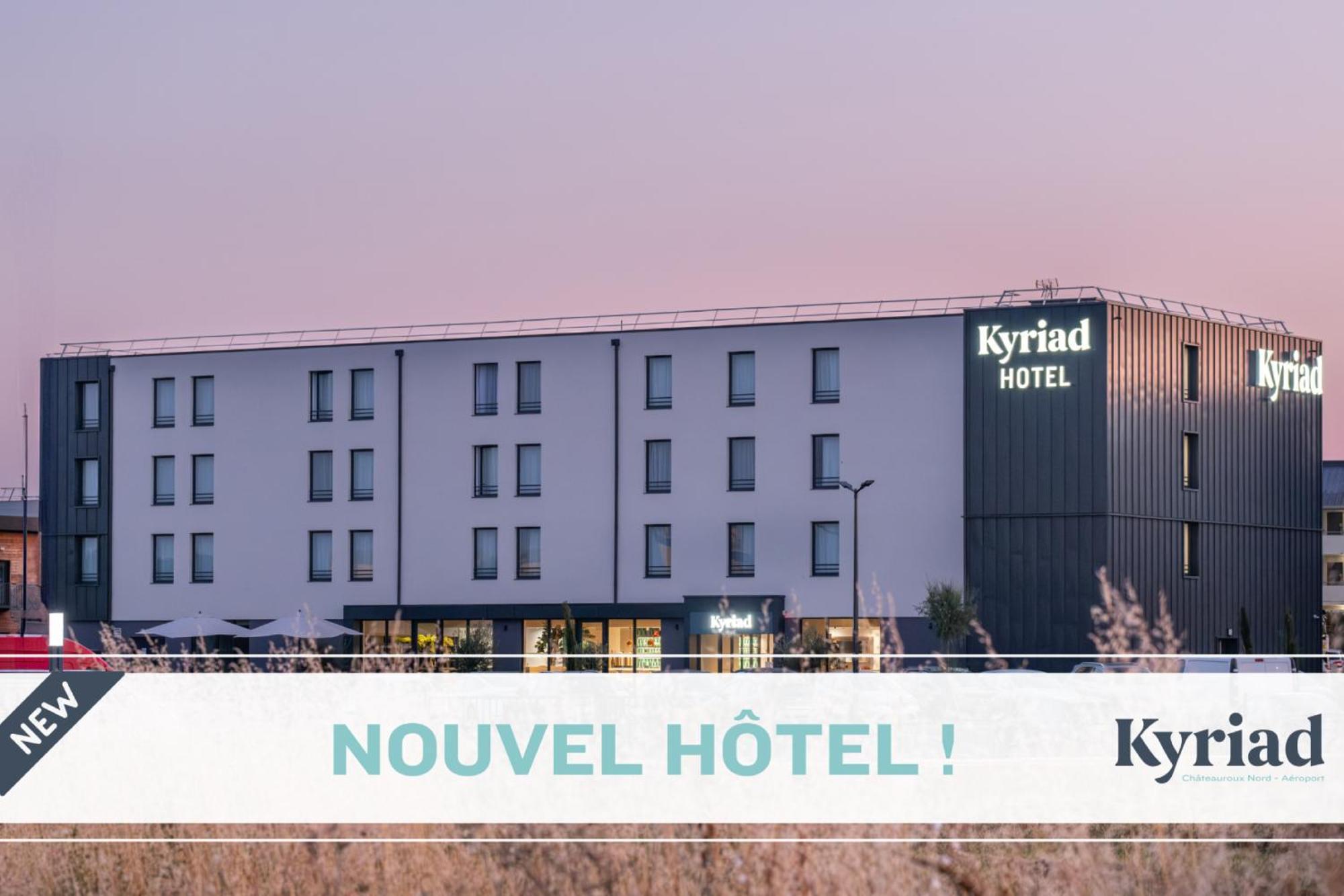 Kyriad Chateauroux Nord - Aeroport Déols Buitenkant foto